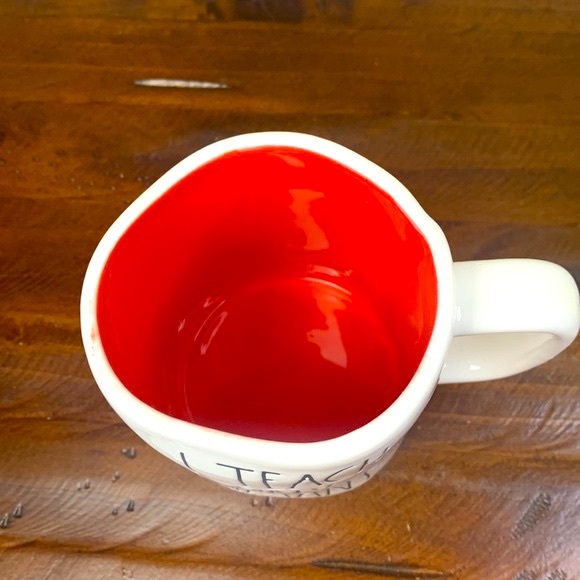 Rae Dunn “Time To Adult” Red inside Mug - Picture 6 of 7